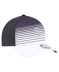 New Era Men's Black Colorado Rockies Gradient 9Forty M-Crown Adjustable Hat