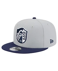 New Era Men's Gray St. Louis City Sc Color Pack Two-Tone 9FIFTY Snapback Hat