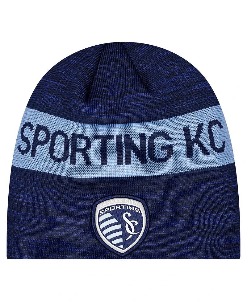 New Era Men's Navy Sporting Kansas City 2025 Kickoff Beanie Hat