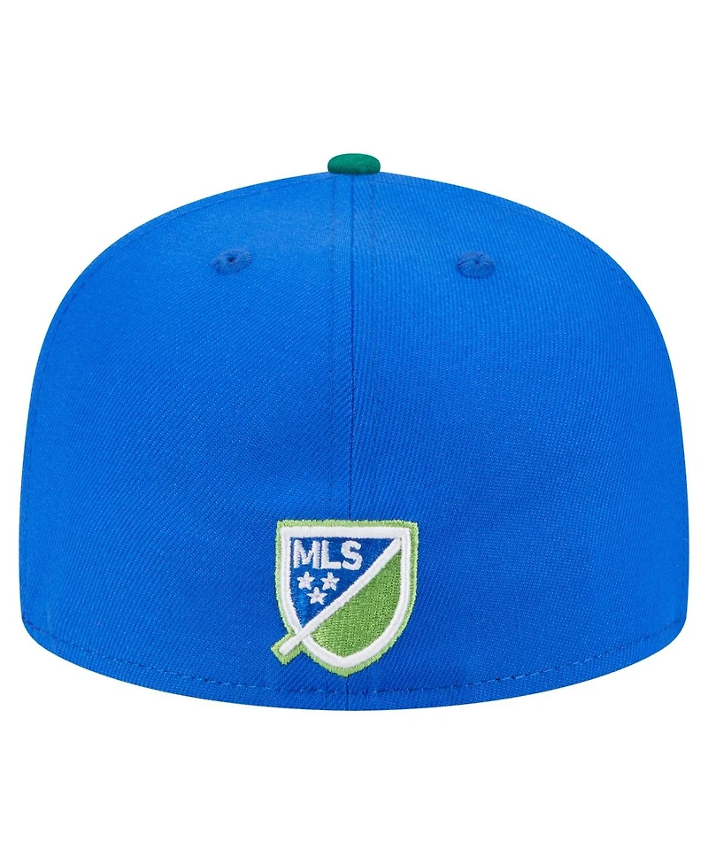 New Era Men's Blue Seattle Sounders Fc 2025 Kickoff 59FIFTY Fitted Hat