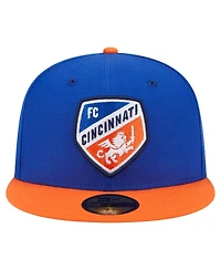 New Era Men's Blue Fc Cincinnati 2025 Kickoff 59FIFTY Fitted Hat