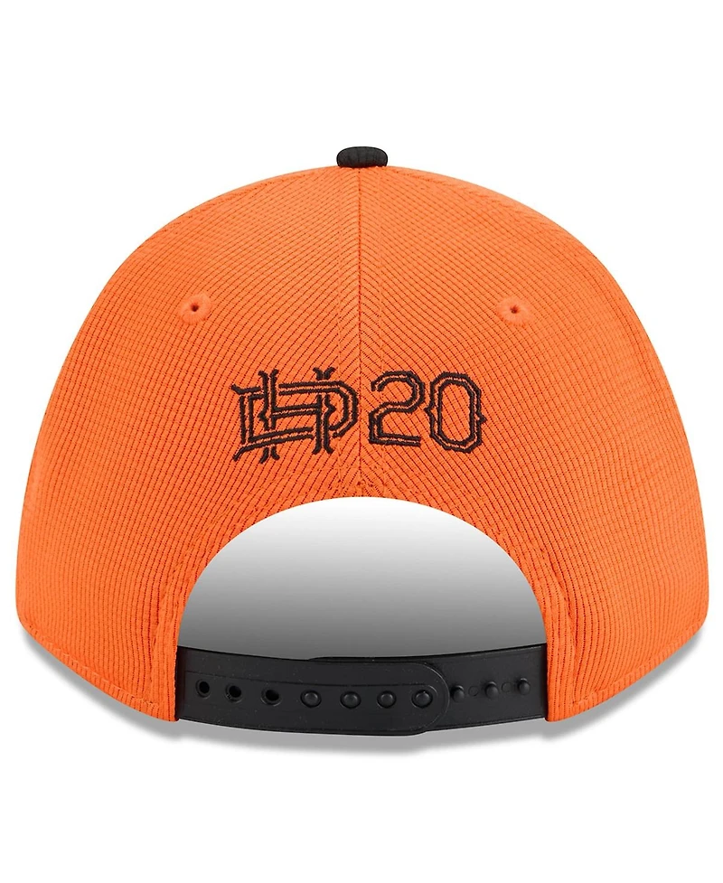 New Era Men's Orange Houston Dynamo Fc 2025 Jersey Hook 9FORTY M-Crown Adjustable Hat