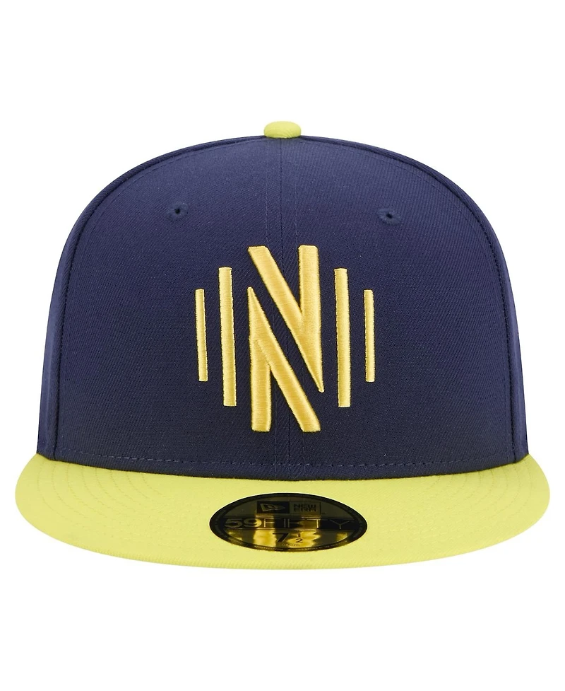New Era Men's Navy Nashville Sc 2025 Kickoff 59FIFTY Fitted Hat