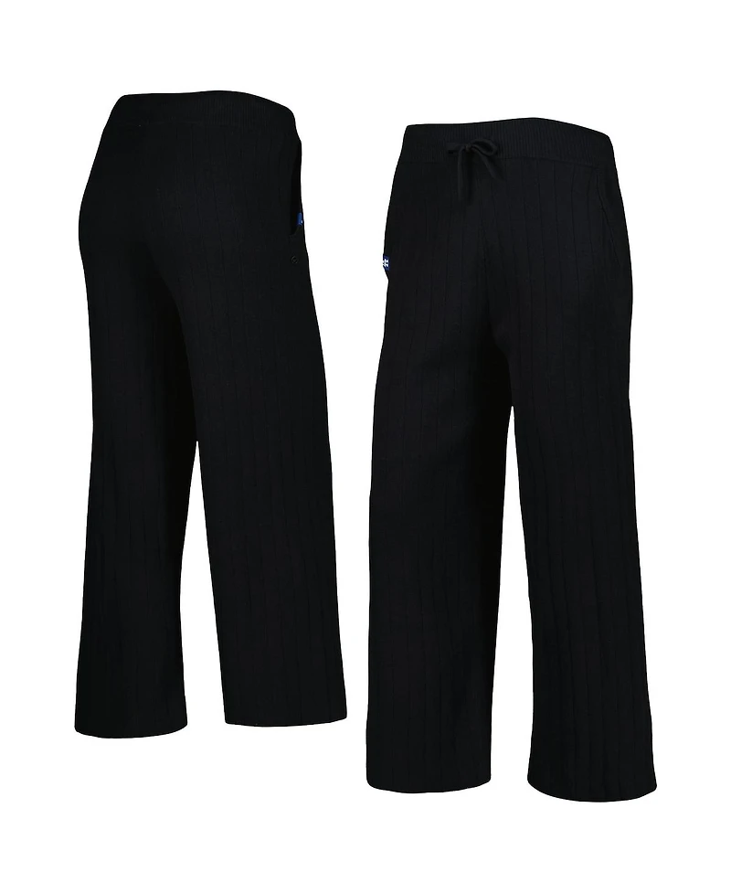 LevelWear Women's Black Los Angeles Dodgers Dream Icon Knit Pants