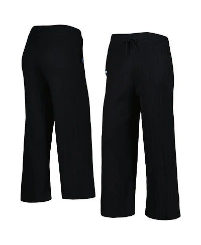 LevelWear Women's Black Los Angeles Dodgers Dream Icon Knit Pants