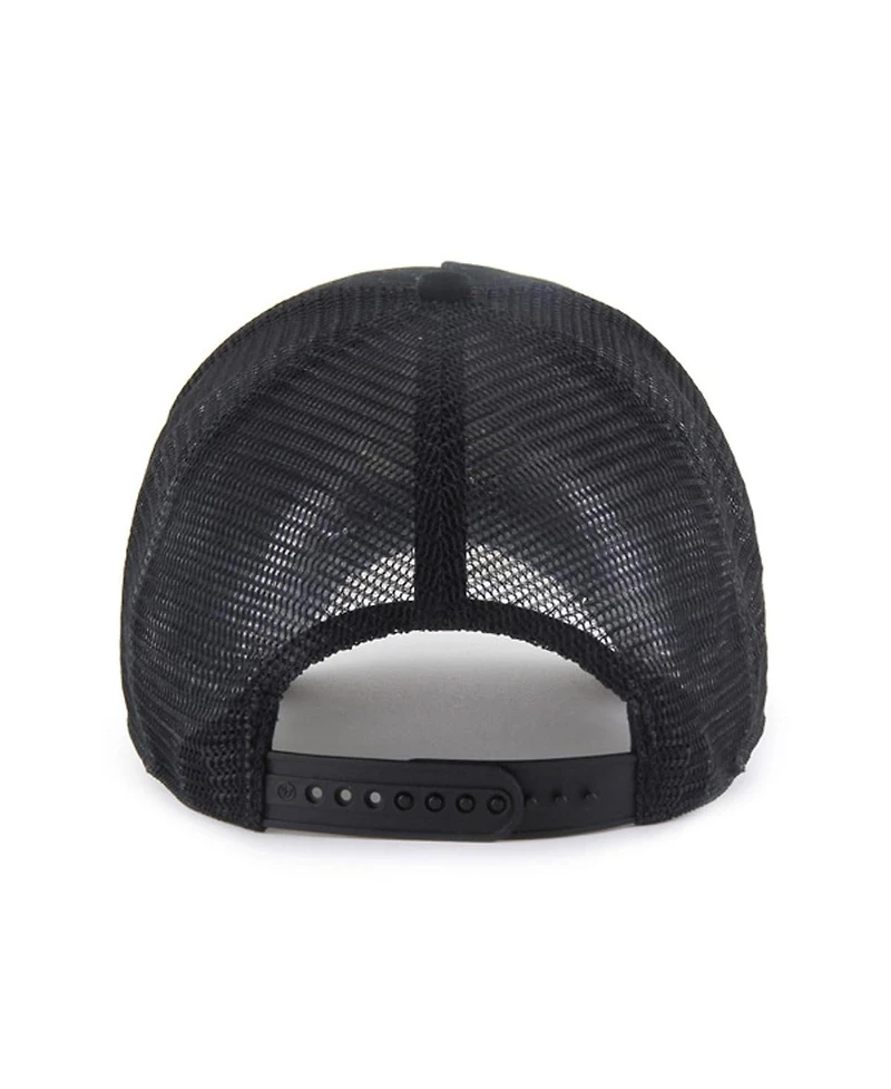 '47 Brand Men's Black Miami Marlins Ballpark Offside Adjustable Trucker Hat