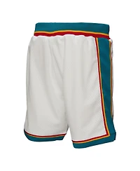 Mitchell & Ness Men's White Detroit Pistons Authentic Shorts