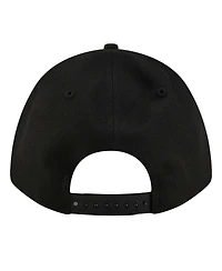 New Era Men's Black Detroit Tigers Player Replica 9Forty Adjustable Hat