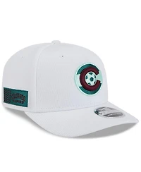 New Era Men's White Colorado Rapids 2025 Jersey Hook 9SEVENTY Stretch-Snap Hat