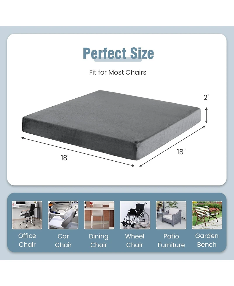 10 Pack Seat Cushions Gel Memory Foam for Back
