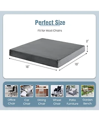 10 Pack Seat Cushions Gel Memory Foam for Back