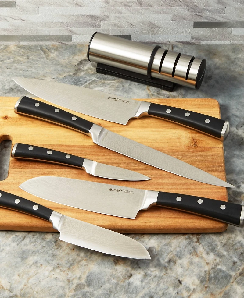 BergHOFF Antigua 5 Piece Knife Set with Case