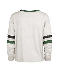 '47 Brand Women's Oatmeal Michigan State Spartans Vault All Class Lena Long Sleeve T-Shirt