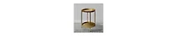 High Round Side Table – 2-Tier Design with Sturdy Iron Frame