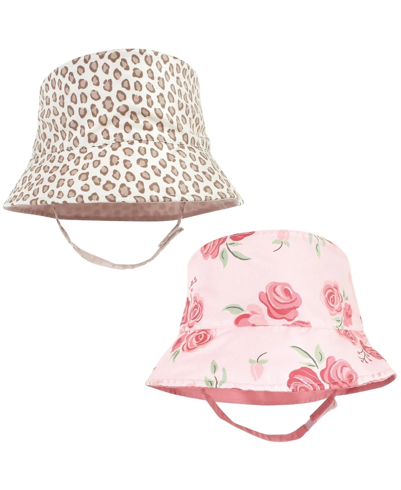 Hudson Baby Girls 4Pc Sun Protection Hat
