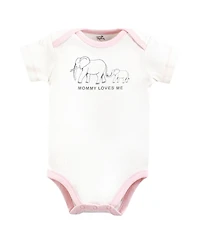 Touched by Nature Baby Girls Natural Cotton Bodysuits