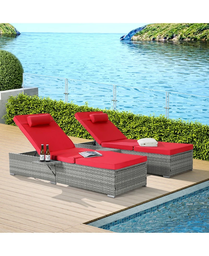 Streamdale Outdoor Chaise Lounge Chair Set of 2