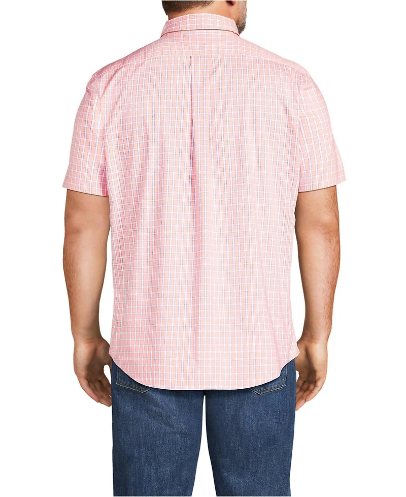 Lands' End Men's Short Sleeve Travel Kit Shirt