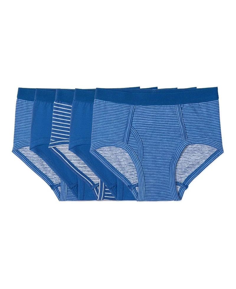 MeMoi Big Boys 5 Pair "Out Of The Blue" Cotton Rich Briefs