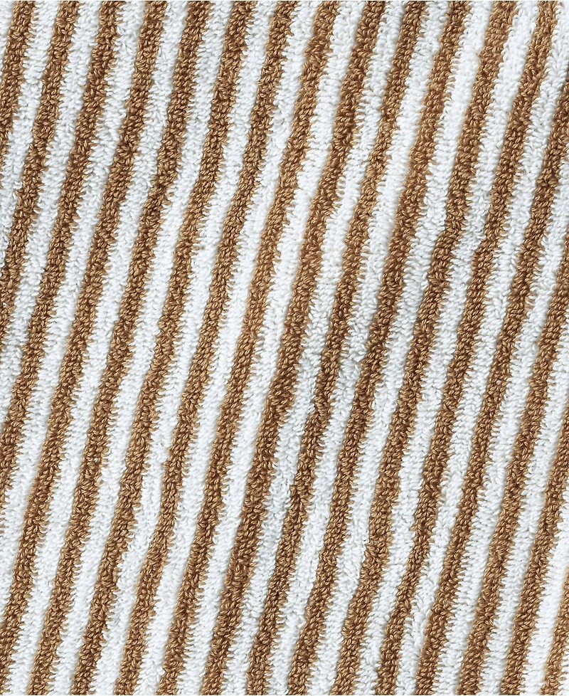 Lands' End Cotton Yarn-dyed Stripe 6-Piece Bath Towel Set