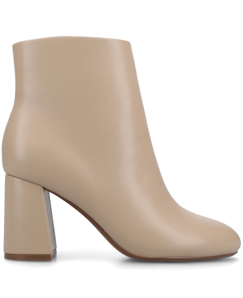 Journee Collection Women's Kit Zipper Comfort Dress Booties