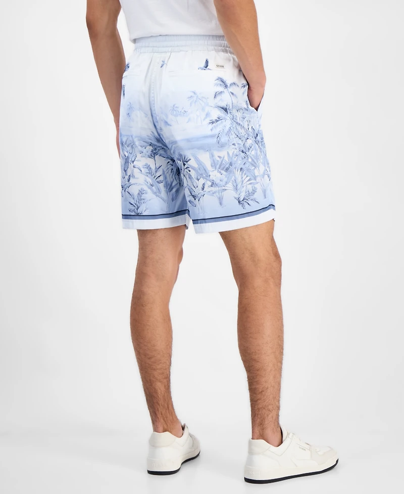Guess Men's Charm Big Cat 7-1/2" Shorts