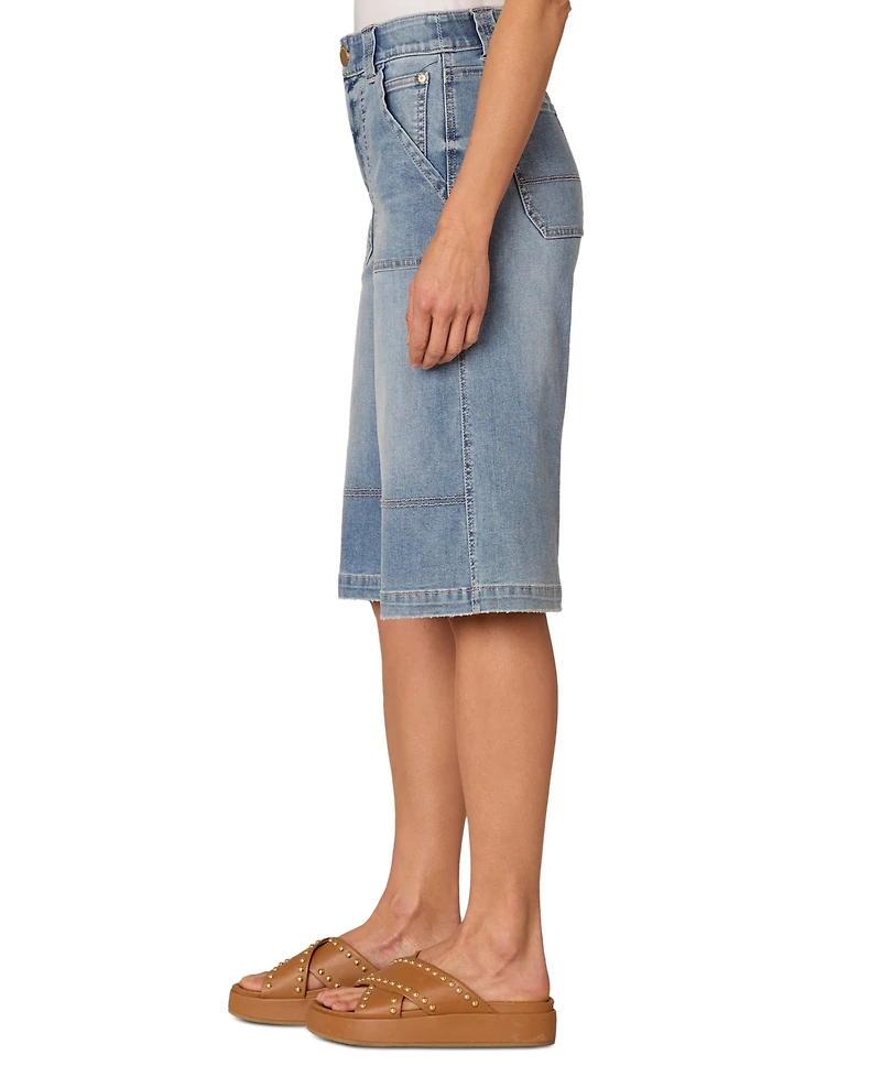 Democracy Women's "Ab"solution High-Rise Denim Bermuda Shorts