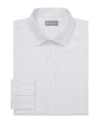 Michael Kors Men's Eco Passport Stretch Untucked Slim Fit Dress Shirt