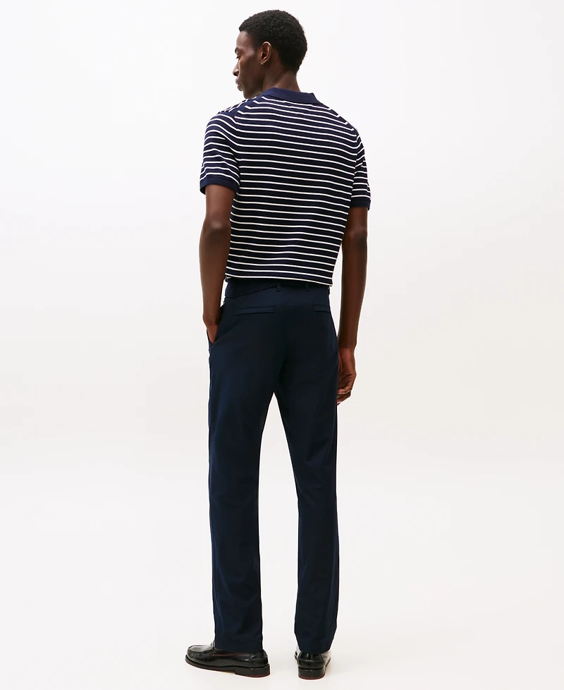 Tommy Hilfiger Men's Denton Tailored Fit Knit Tech Chinos