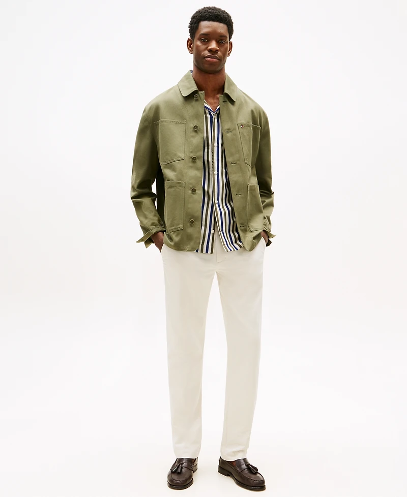 Tommy Hilfiger Men's Denton Tailored Fit Knit Tech Chinos