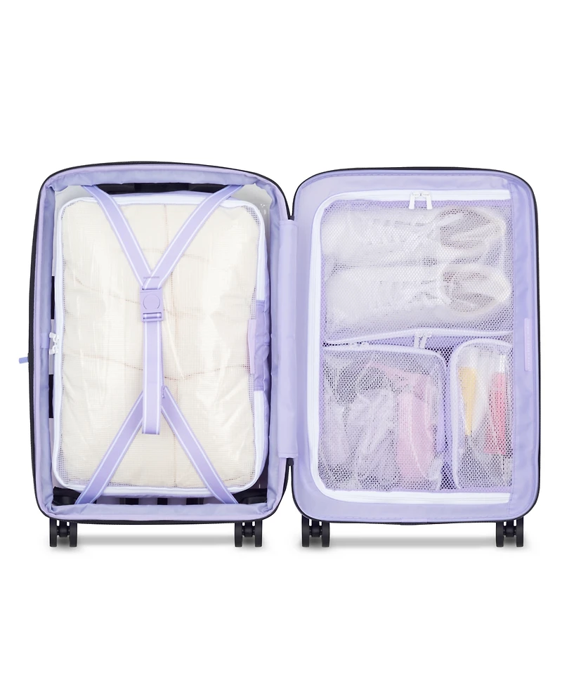 florence by mills x Delsey Paris 20" Gotta Glow Expandable Carry-On Spinner Upright