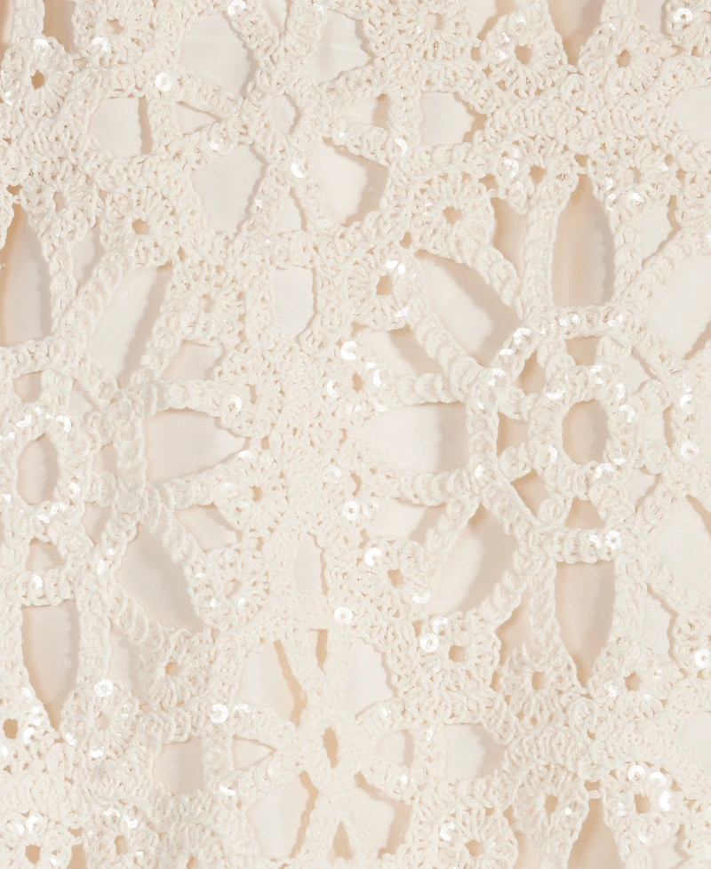 On 34th Women's Sequin Crochet Mini Skirt, Exclusively at Macy's