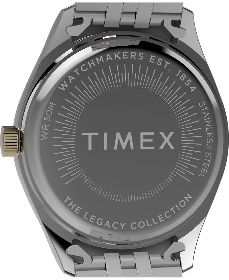 Timex Women's Analog Two-Tone Stainless Steel Watch, 36mm