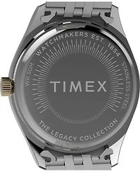 Timex Women's Analog Two-Tone Stainless Steel Watch, 36mm