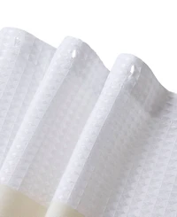 Madison Park Spa Waffle 3M-Scotchgard Shower Curtain