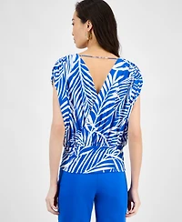 I.n.c. International Concepts Women's Surplice V-Neck Top, Exclusively at Macy's