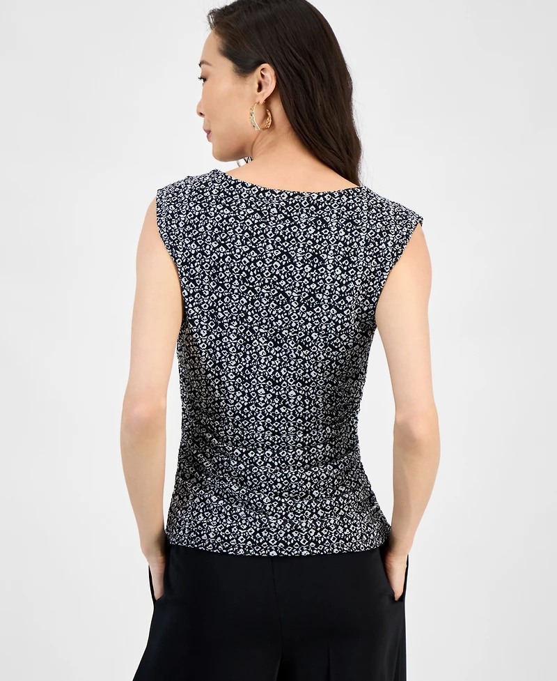 I.n.c. International Concepts Women's Printed Mesh Tank Top, Exclusively at Macy's