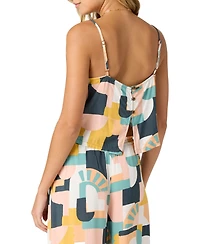 O'Neill Juniors' Linata Woven Tank Top