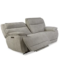 Ozryn 2-Pc. Fabric Sofa with 2 Power Motion Chairs, Exclusively at Macy's