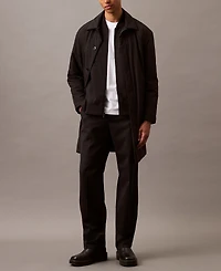 Calvin Klein Men's Logo-Print Matte Bomber Jacket