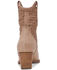Dv Dolce Vita Women's Alessia Woven Pull-On Cowboy Western Booties