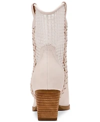 Dv Dolce Vita Women's Karyn Mesh Pull-On Western Cowboy Booties
