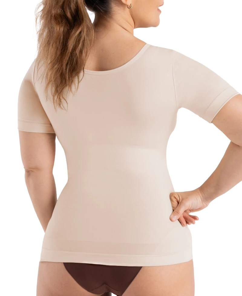 Shapermint Essentials Women's Scoop Neck Shaping T-Shirt 48001