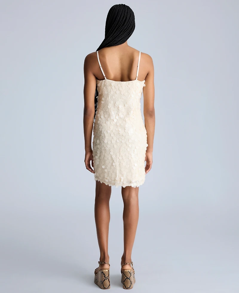 Kenneth Cole Women's Sequin Slip Mini Dress