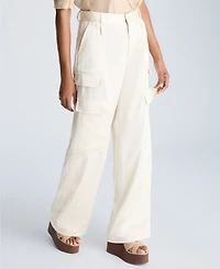 Kenneth Cole Women's High-Rise Cargo Pants