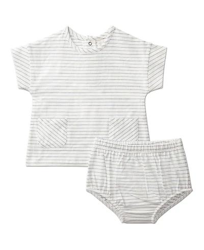 MeMoi Baby Boys Tiny Stripe Set