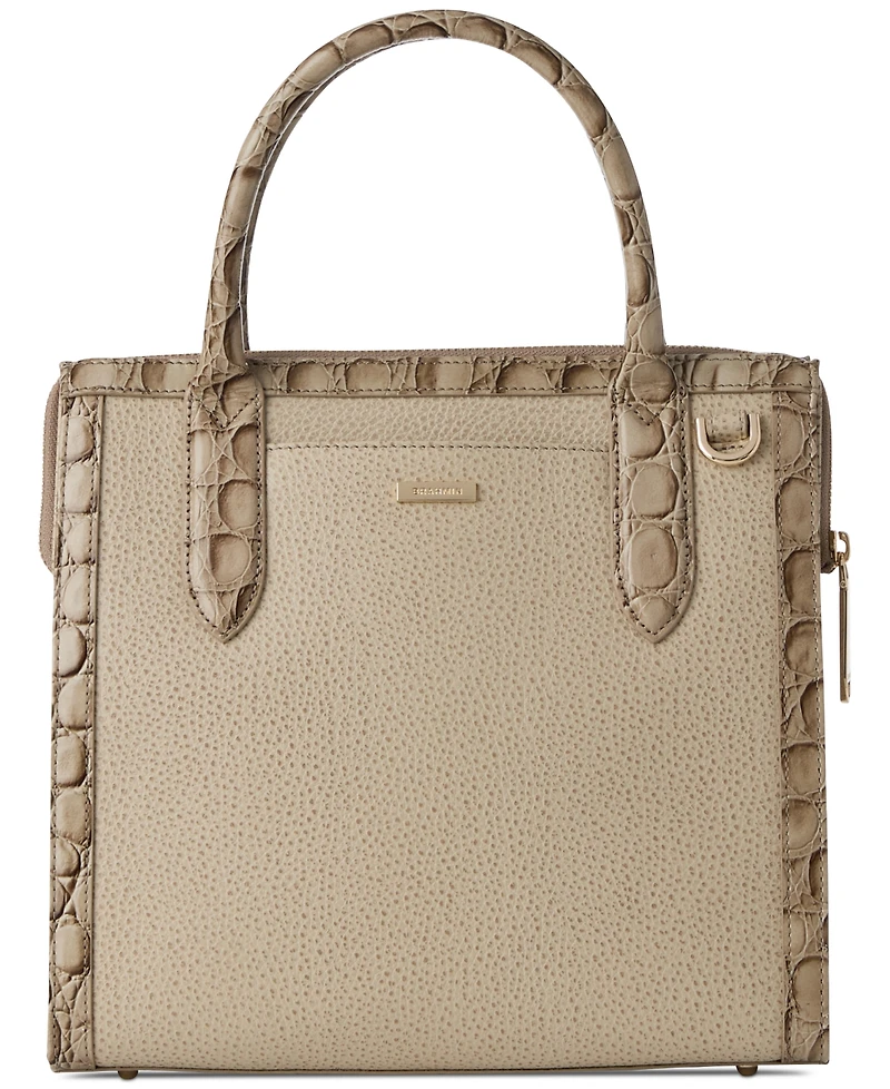 Brahmin Caroline Wind Chime Cumulus Small Leather Satchel