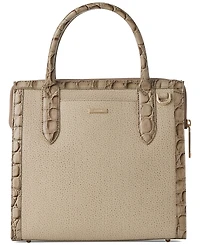 Brahmin Caroline Wind Chime Cumulus Small Leather Satchel