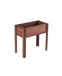 31x31x16" Raised Garden Bed, Elevated Wooden Planter Box