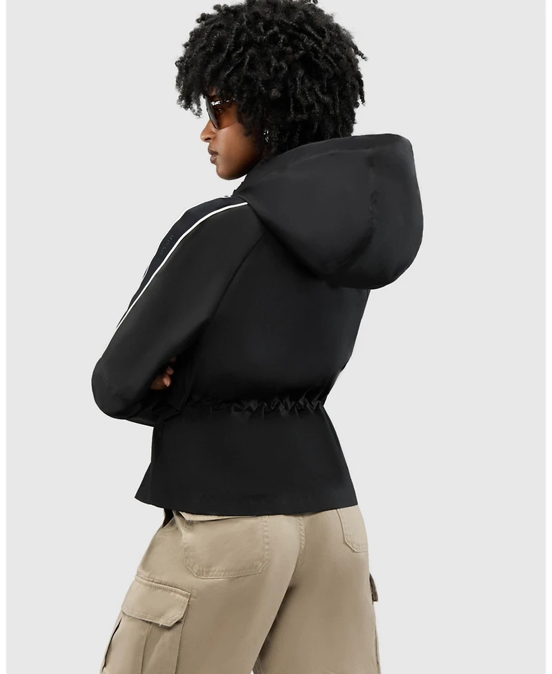 Alpenhaus Women's Enneth Hooded Windbreaker with Adjustable waist
